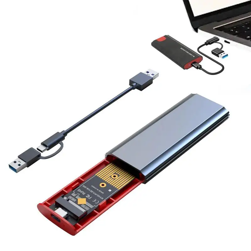 M.2 Adapter NVME SSD Enclosure 3.2 Gen 2 10 Gbps To NVME PCI-E M-Key Drive External Enclosure For M2 2230 2242 226
M.2 Adapter NVME SSD Enclosure 3.2 Gen 2 10 Gbps To NVME PCI-E M-Key Drive External Enclosure For M2 2230 2242 226