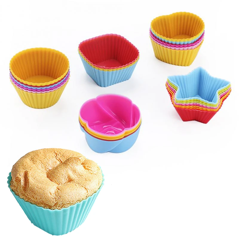 Cake Silicone Mold Non-Stick Heat Resistant Love Square Rose Star Shape Cake Cup Cooking Supplies for Kitchen Accessories
Cake Silicone Mold Non-Stick Heat Resistant Love Square Rose Star Shape Cake Cup Cooking Supplies for Kitchen Accessories