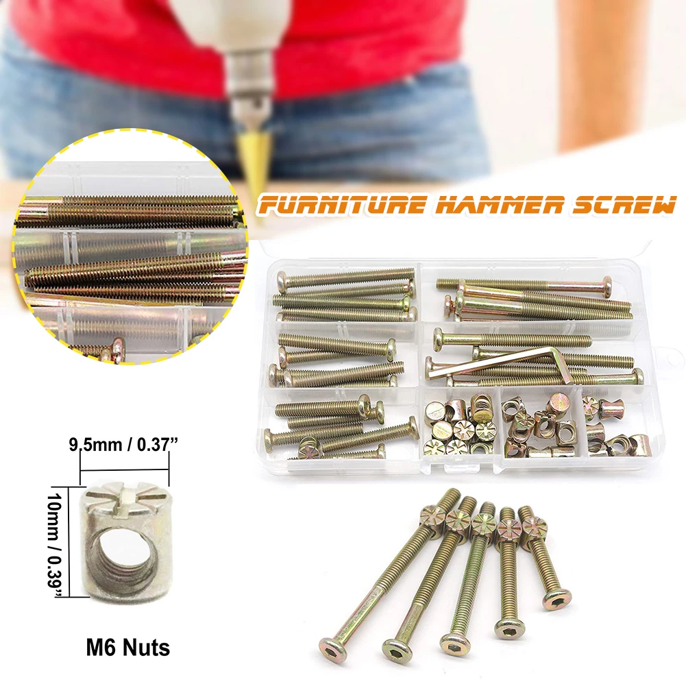 Zinc Plated Screws and Bolts Screws Replacement Parts Furniture Bolts Socket Head Screws Nut & Bolt Assortment Sets MAZI888
Zinc Plated Screws and Bolts Screws Replacement Parts Furniture Bolts Socket Head Screws Nut & Bolt Assortment Sets MAZI888