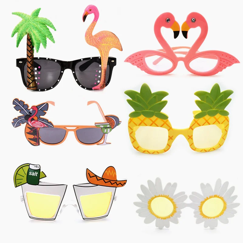 6pcs/set Hawaiian Party Sunglasses Flamingo Tropical Luau Pool Beach Party Decoration Supplies Funny Glasses Photo Props Wedding
6pcs/set Hawaiian Party Sunglasses Flamingo Tropical Luau Pool Beach Party Decoration Supplies Funny Glasses Photo Props Wedding