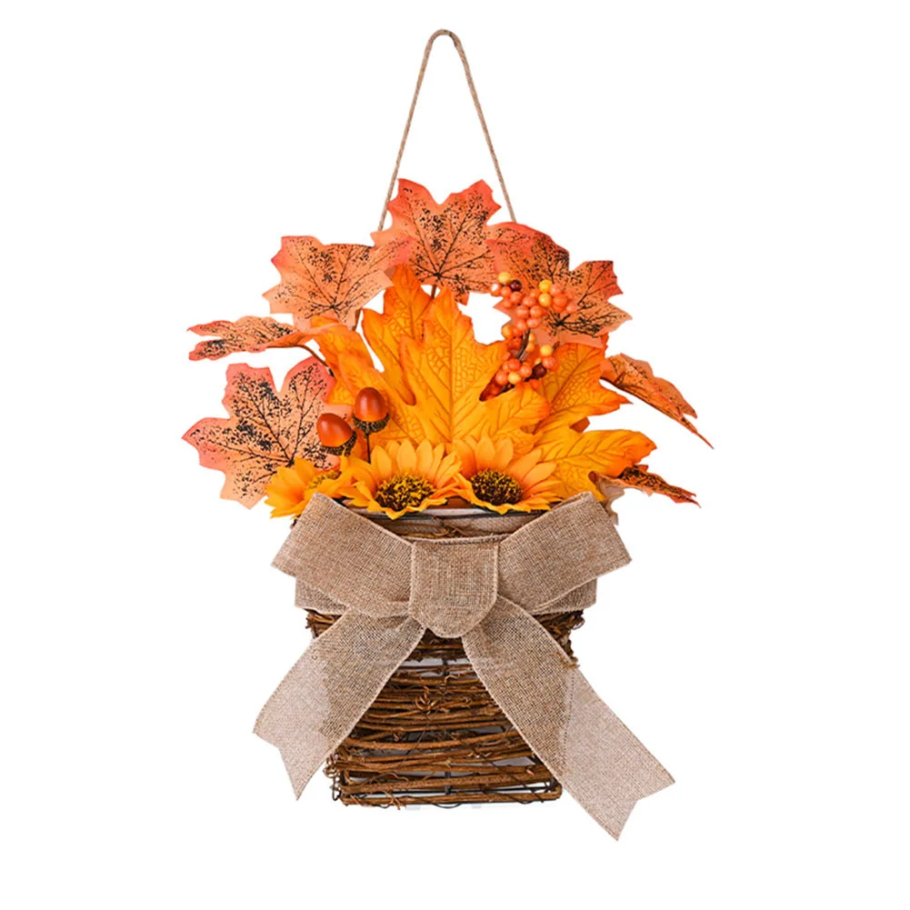 Autumn Door Hanging Natural Vine Circle Autumn Leaves Garland Unique and Beautiful Suitable for Living Room Decoration
Autumn Door Hanging Natural Vine Circle Autumn Leaves Garland Unique and Beautiful Suitable for Living Room Decoration