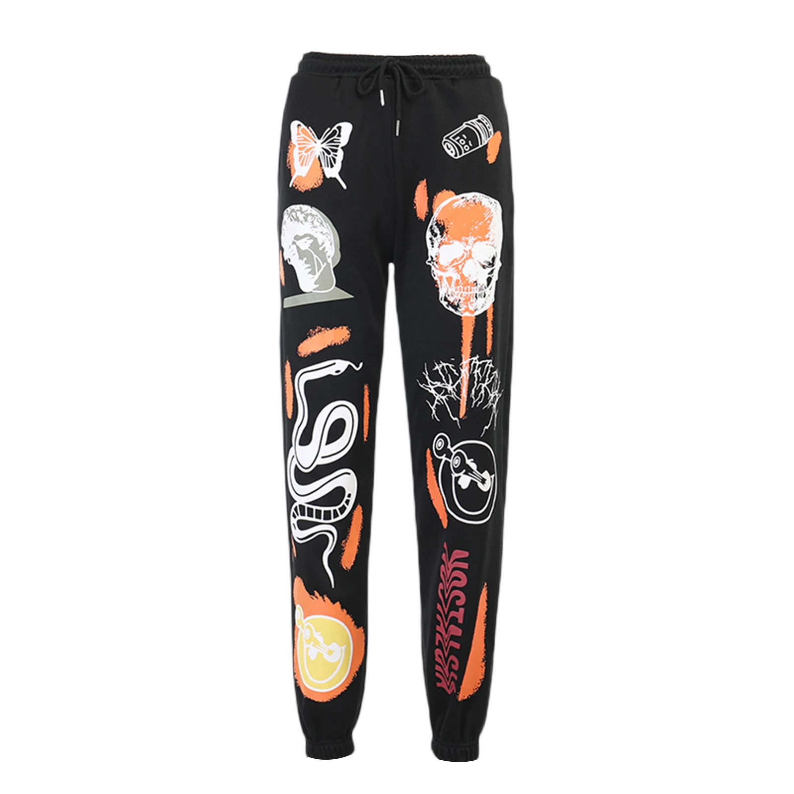 Fashion Women's Printed Jogger Pants Elastic Waist Graphic Hip hop Streetwear Loose Sweatpants with Pockets Trousers
Fashion Women's Printed Jogger Pants Elastic Waist Graphic Hip hop Streetwear Loose Sweatpants with Pockets Trousers