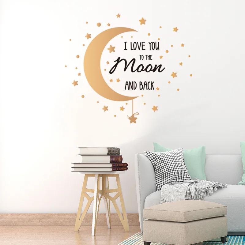 heatboywade Moon Star Quote PVC Wall Stickers Removable Kids DIY Decals Bedroom Living Room Study Room Home Decor Art Murals
heatboywade Moon Star Quote PVC Wall Stickers Removable Kids DIY Decals Bedroom Living Room Study Room Home Decor Art Murals