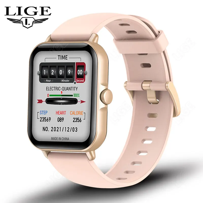 LIGE Full Touch Man Sports Watch Women Waterproof Heart Rate Fitness Tracker Bluetooth Call Smart Watch For Android iOS Phone 
LIGE Full Touch Man Sports Watch Women Waterproof Heart Rate Fitness Tracker Bluetooth Call Smart Watch For Android iOS Phone