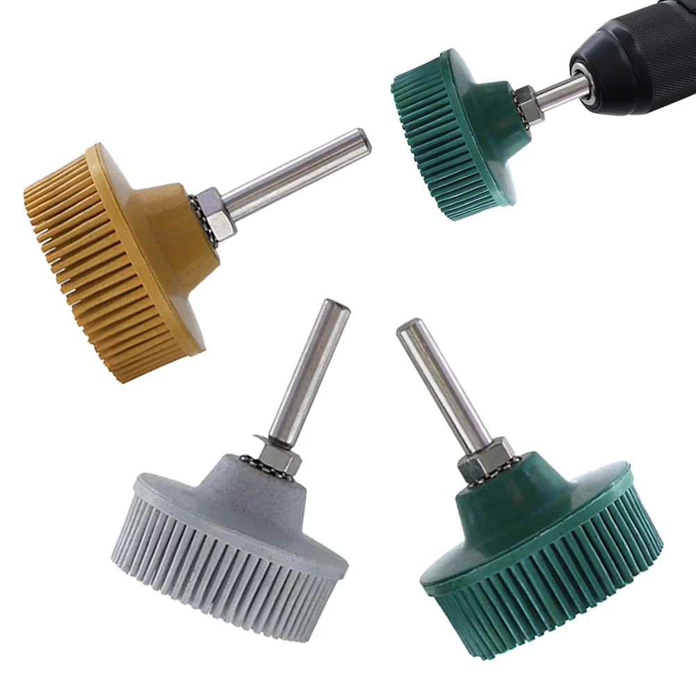 2Inch Electric Drill Disc Brush 50/ 80/120# Rubber Abrasive Brush Polishing Grinding Wheel Deburring For Burr Rust Removal
2Inch Electric Drill Disc Brush 50/ 80/120# Rubber Abrasive Brush Polishing Grinding Wheel Deburring For Burr Rust Removal
