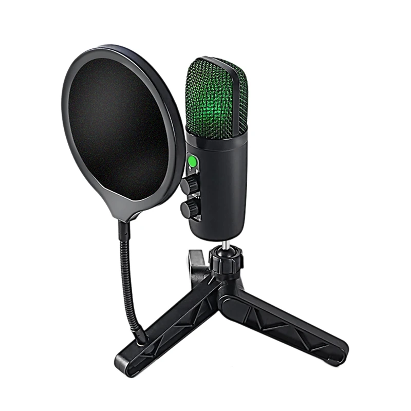 USB Desktop Podcast Computer Game Mic Noise Reduction Rgb Suitable for Vibrato Streaming Media Recording Small Set
USB Desktop Podcast Computer Game Mic Noise Reduction Rgb Suitable for Vibrato Streaming Media Recording Small Set