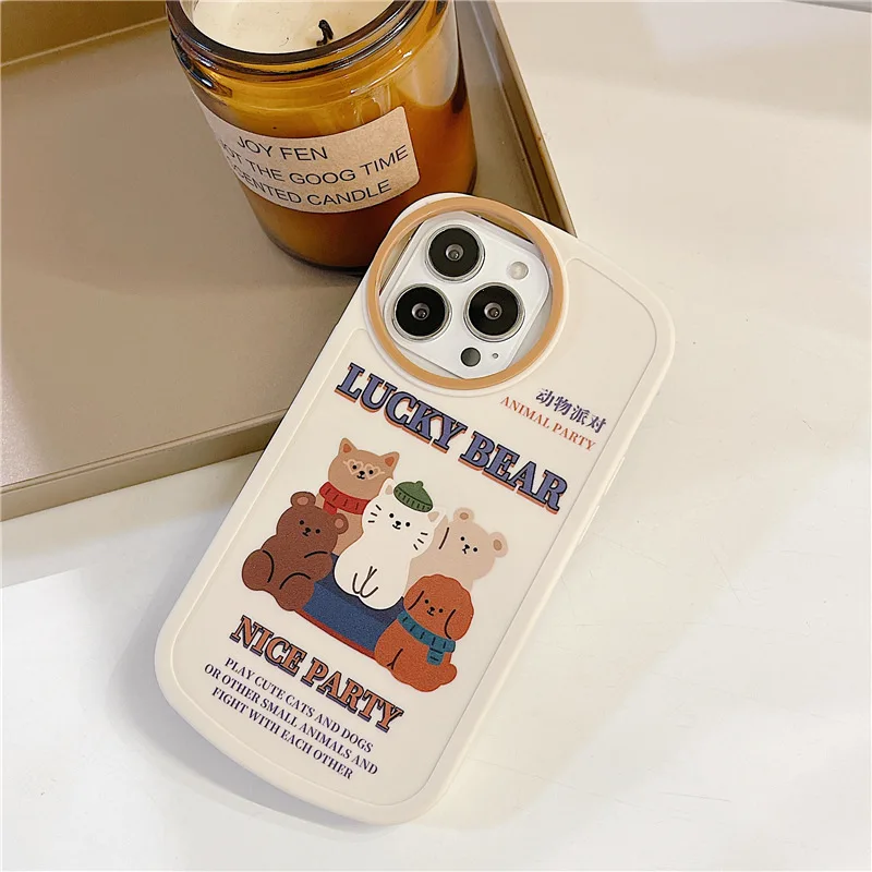 Cartoon Animal Party Phone Case For iPhone 11 12 13 Pro Max Xr X Xs Max 6 7 8 Puls SE 2020 Cases Soft Silicone Cover
Cartoon Animal Party Phone Case For iPhone 11 12 13 Pro Max Xr X Xs Max 6 7 8 Puls SE 2020 Cases Soft Silicone Cover