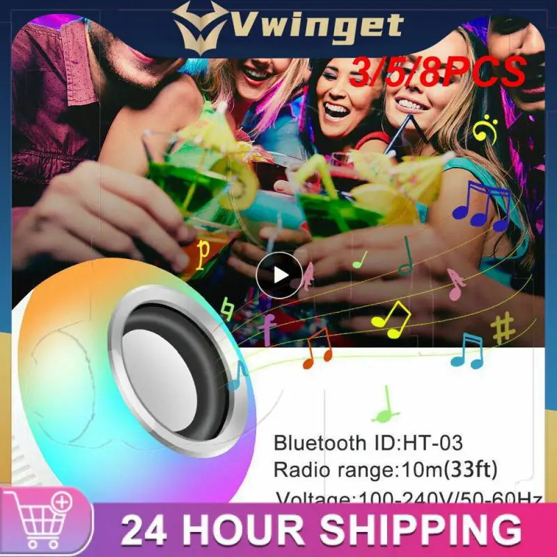 3/5/8PCS White Light Support Music Bulb Remote Controller Music Smart Bulb High Quality E27 Led Light 12w
3/5/8PCS White Light Support Music Bulb Remote Controller Music Smart Bulb High Quality E27 Led Light 12w