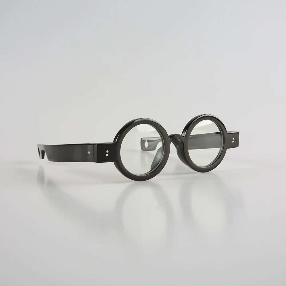 

eyeglass Frames Women Men Japan Style Round Buffalo Horn Handmade Prescription Reading Glasses Frame Optical Eyewear Eyeglasses