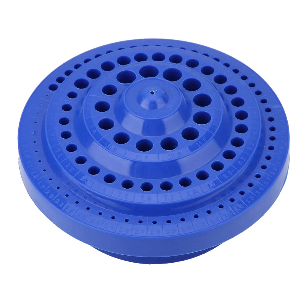 1-13mm Round Shape Hard Plastic Drill Bit Organizer Storage Case Stand 100pcs Hole plastic plastic plastic
1-13mm Round Shape Hard Plastic Drill Bit Organizer Storage Case Stand 100pcs Hole plastic plastic plastic