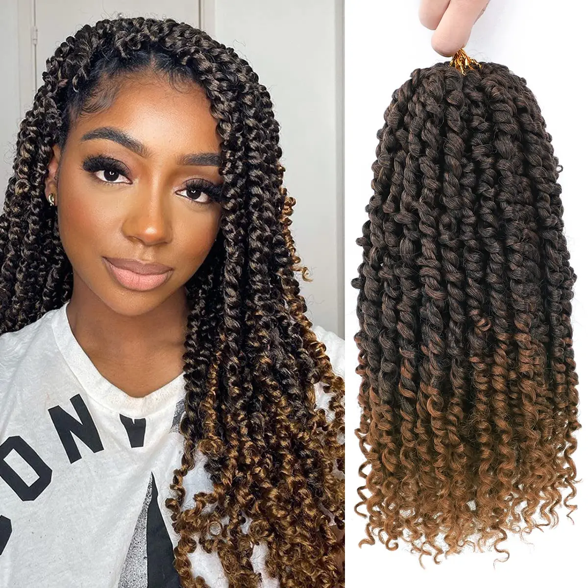 Sambriad Passion Twist Hair 14 Inch Passion Twist Crochet Hair for Women Passion Twists Braiding Synthetic Hair Extensions
Sambriad Passion Twist Hair 14 Inch Passion Twist Crochet Hair for Women Passion Twists Braiding Synthetic Hair Extensions