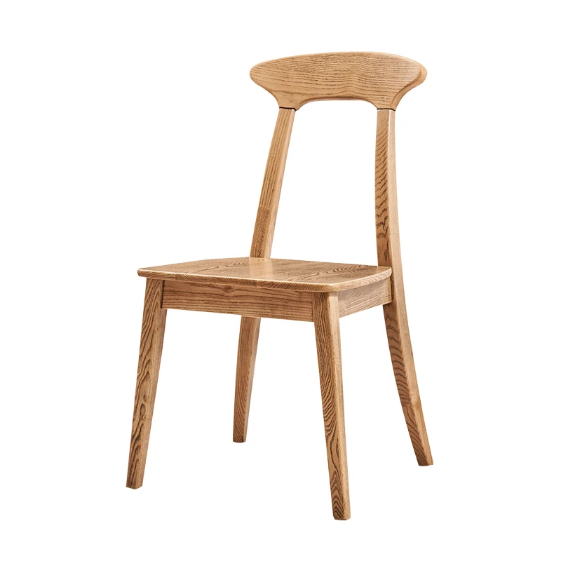 Solid wood dining chair Nordic dining chair simple modern household backrest chair ash lounge chair
Solid wood dining chair Nordic dining chair simple modern household backrest chair ash lounge chair