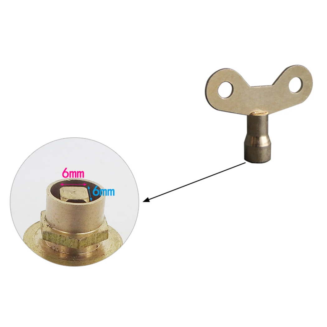 2Pcs 6mm Square Hole Socket Radiator Plumbing Bleed Key Metal Switch Faucet Keys For Venting Air Valve Plumbing Tool
2Pcs 6mm Square Hole Socket Radiator Plumbing Bleed Key Metal Switch Faucet Keys For Venting Air Valve Plumbing Tool
