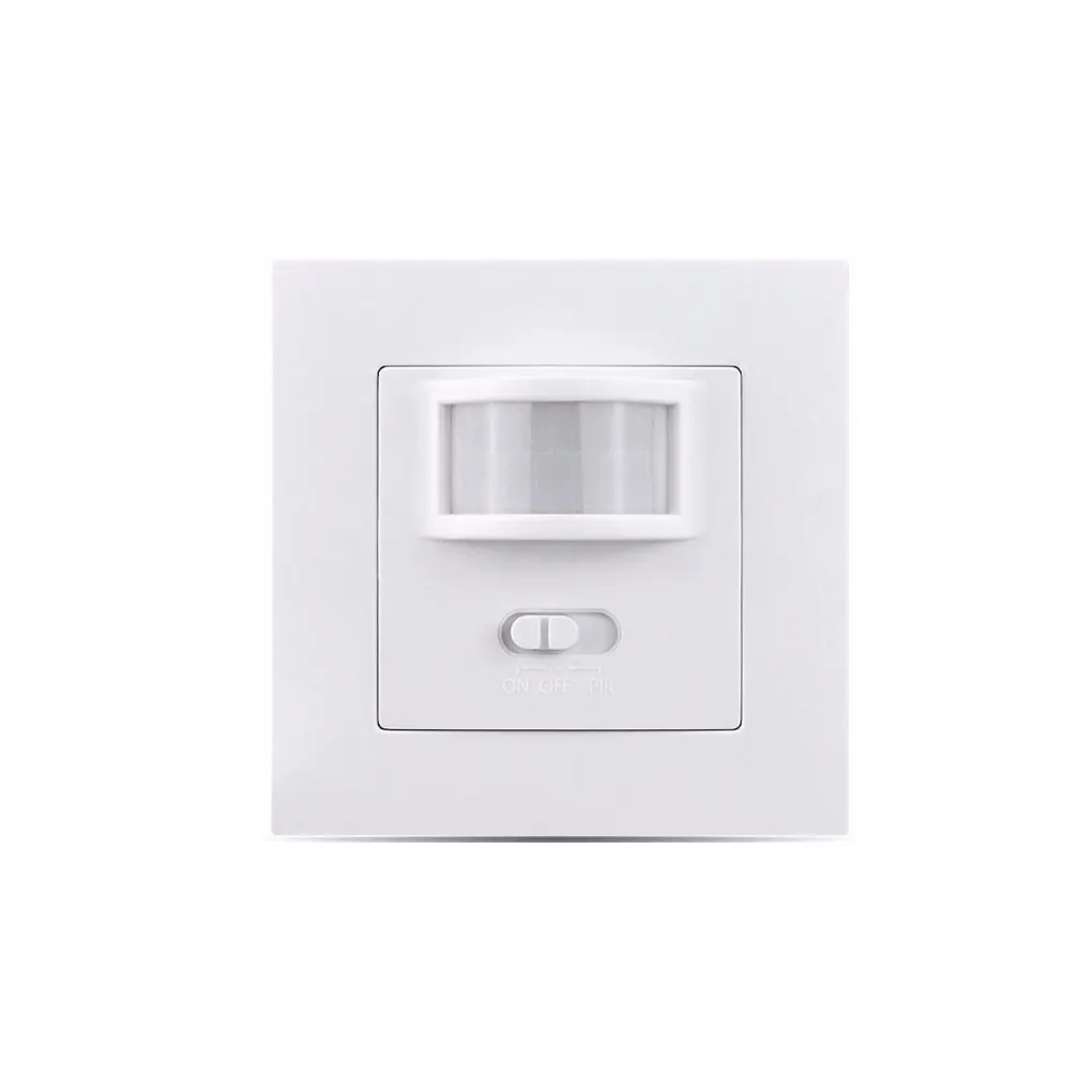 UK/EU Standard Infrared PIR Motion Sensor Switch Lamp Bulb Switch Wall Embedded Type Home Supplies
UK/EU Standard Infrared PIR Motion Sensor Switch Lamp Bulb Switch Wall Embedded Type Home Supplies