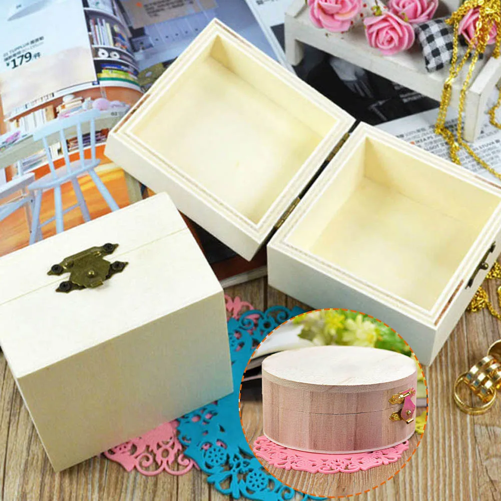1Pcs Vintage Jewelry Case Multifunction Home Storage Boxes Square Rectangle Round Handmade Craft Wooden Box Natural Craft Box
1Pcs Vintage Jewelry Case Multifunction Home Storage Boxes Square Rectangle Round Handmade Craft Wooden Box Natural Craft Box