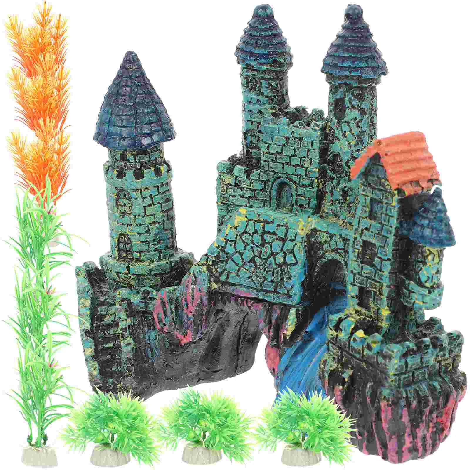Aquarium Castle Decor Fishhouse Resistant Delicate Decorative Landscaping Vivid Wear Householdwater Lifelike Creative
Aquarium Castle Decor Fishhouse Resistant Delicate Decorative Landscaping Vivid Wear Householdwater Lifelike Creative