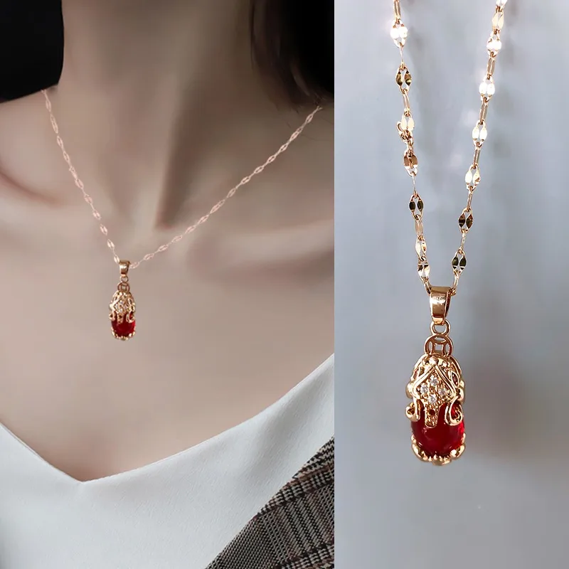 Transfer Zhaocaipi Clavicular Jewelry Titanium Steel Short Necklace Female Gold Allergy Prevention Color Net Red Neck Chain
Transfer Zhaocaipi Clavicular Jewelry Titanium Steel Short Necklace Female Gold Allergy Prevention Color Net Red Neck Chain