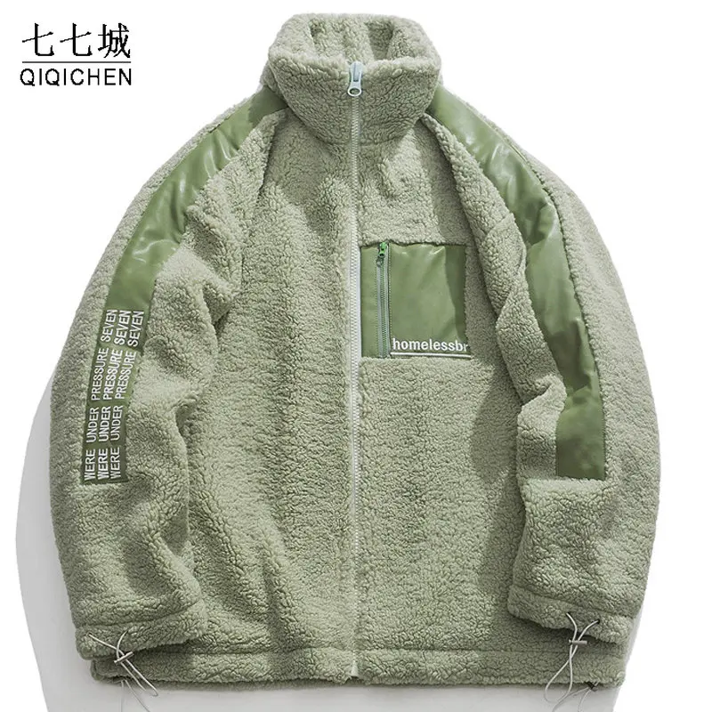 Winter Soft Plush Jacket Men Women Casual Fleece Parkas Street Stand Collar Thick Lambswool Parka Loose Hip Hop Warm Coats New
Winter Soft Plush Jacket Men Women Casual Fleece Parkas Street Stand Collar Thick Lambswool Parka Loose Hip Hop Warm Coats New