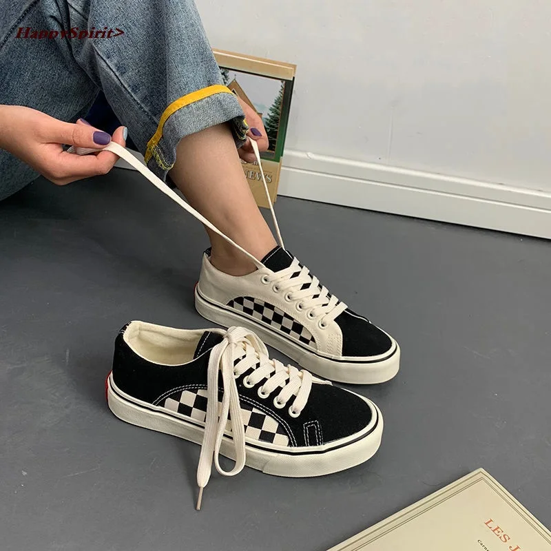 New Plaid Women Sneakers Flats Casual Vulcanize Basket Femme Sports Shoes Spring Tennis Female Kawaii Canvas Harajuku Korean
New Plaid Women Sneakers Flats Casual Vulcanize Basket Femme Sports Shoes Spring Tennis Female Kawaii Canvas Harajuku Korean