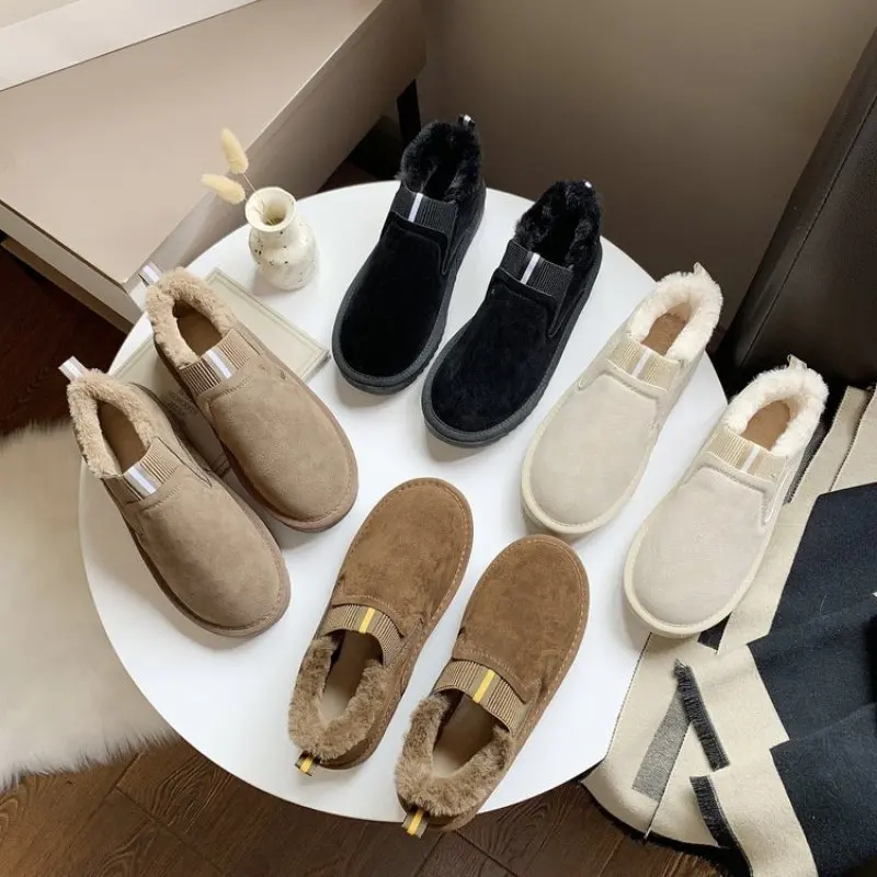 Fashion Flats Suede Designer Snow Boots 2022 Winter New Casual Women Shoes Warm Ankle Gladiator Non-slip Goth Chunky Boots Mujer
Fashion Flats Suede Designer Snow Boots 2022 Winter New Casual Women Shoes Warm Ankle Gladiator Non-slip Goth Chunky Boots Mujer