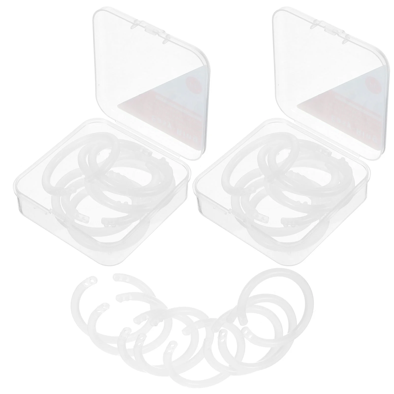 4 Boxes Binder Clip Rings Book Plastic Index Cards Clips Flash Bookend Office Supplies
4 Boxes Binder Clip Rings Book Plastic Index Cards Clips Flash Bookend Office Supplies