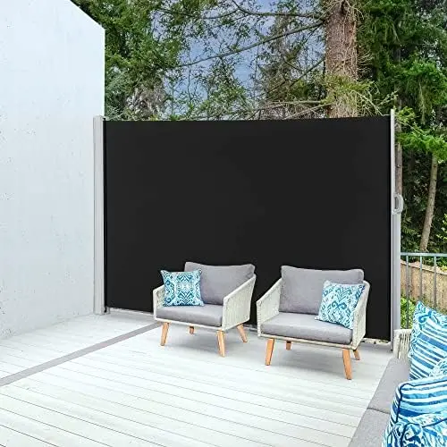 x 118" Upgraded Outdoor Retractable Side Awning Waterproof Sun Shade Wind Screen Privacy Divider Beige
x 118" Upgraded Outdoor Retractable Side Awning Waterproof Sun Shade Wind Screen Privacy Divider Beige