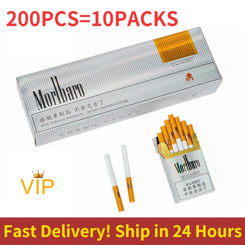 200PCS 10Packs Tea Cigarettes Smoke Mixed Flavor Men Women Health Cigarettes Do Not Contain Nicotine Tobacco smoking accessories
200PCS 10Packs Tea Cigarettes Smoke Mixed Flavor Men Women Health Cigarettes Do Not Contain Nicotine Tobacco smoking accessories