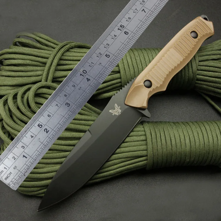 Benchmade Nimravus tactical straight knife defensive knife high hardness portable hunting knife for survival tools in the wild
Benchmade Nimravus tactical straight knife defensive knife high hardness portable hunting knife for survival tools in the wild