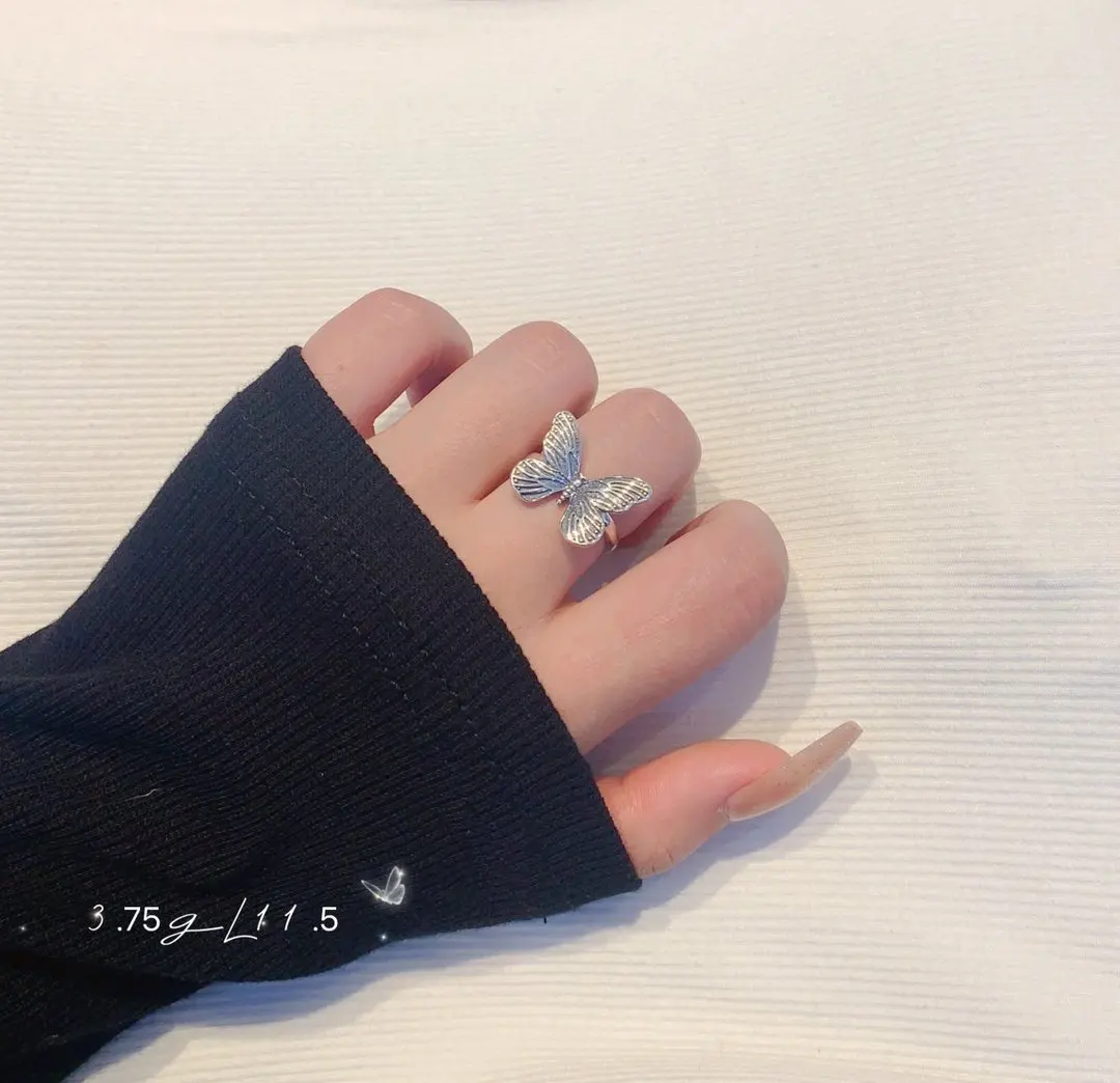 Butterfly Ring Original Sufeng Street Cool Girl Super Immortal INS Butterfly Ring Ring Ring New Trend
Butterfly Ring Original Sufeng Street Cool Girl Super Immortal INS Butterfly Ring Ring Ring New Trend