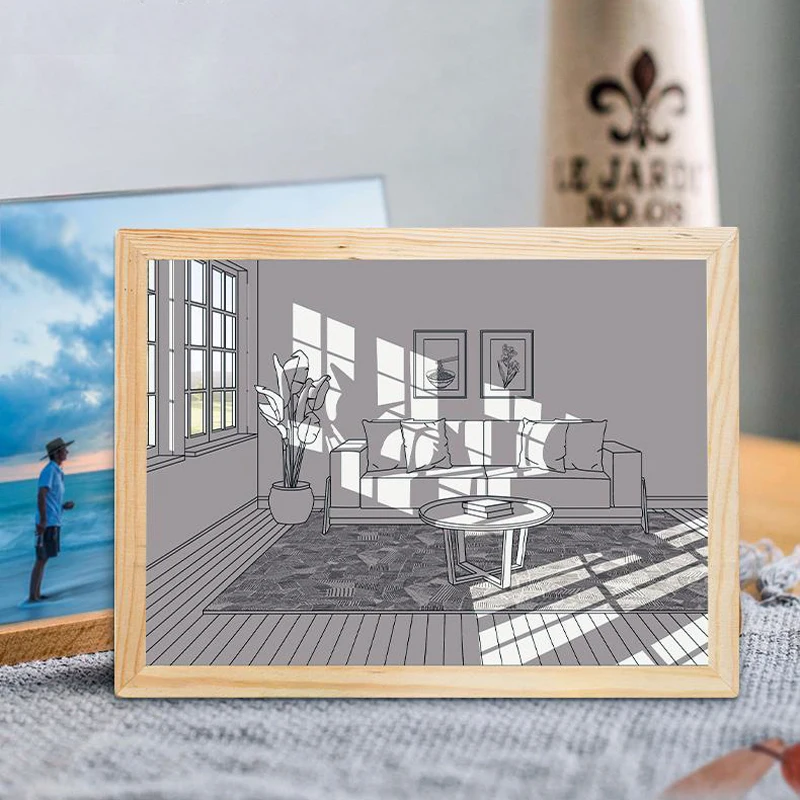 Modern art style bedside lighting painting 12.99*9.65 inches 5W dimmable LED decorative light painting suitable for bedroom
Modern art style bedside lighting painting 12.99*9.65 inches 5W dimmable LED decorative light painting suitable for bedroom