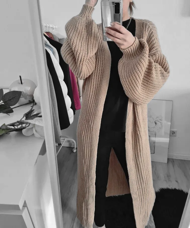 Causal Long Cardigan for Women Sweater Streetwear Knitwears Maxi Outerwears Sweaters Loose Coat Mujer Cardigans V Neck Gilet
Causal Long Cardigan for Women Sweater Streetwear Knitwears Maxi Outerwears Sweaters Loose Coat Mujer Cardigans V Neck Gilet