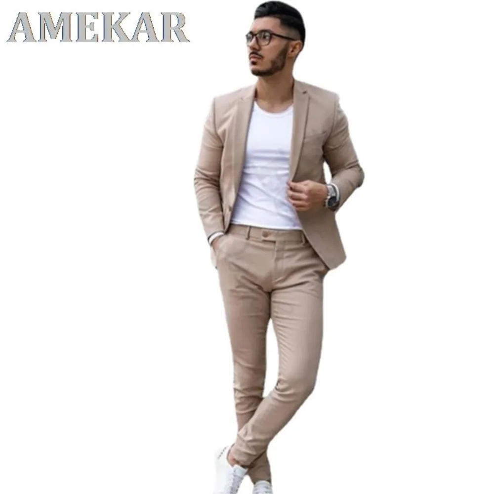 2 Pieces Mens Suit Slim Fit Business Costume Groom Tuxedos Best Man Suit Groomsman Mens Wedding Suits Bridegroom Men Clothes
2 Pieces Mens Suit Slim Fit Business Costume Groom Tuxedos Best Man Suit Groomsman Mens Wedding Suits Bridegroom Men Clothes