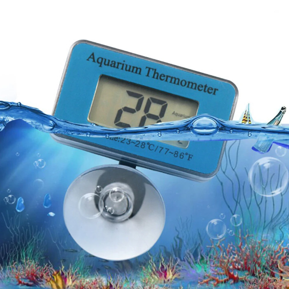 Fish Tank Diving Digital LCD Electronic Thermometer With Suction Cup Diving Aquarium Submersible Thermometer For Glass Aquarium
Fish Tank Diving Digital LCD Electronic Thermometer With Suction Cup Diving Aquarium Submersible Thermometer For Glass Aquarium