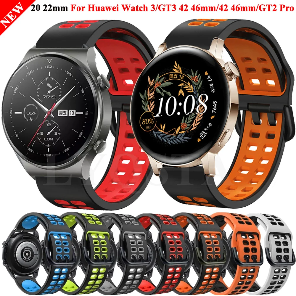 Ремешок силиконовый для смарт-часов HUAWEI GT3 GT 3 46 мм/GT2 Pro, спортивный браслет для наручных часов HUAWEI WATCH 3 GT 2 42 46 мм, 20 22 мм
Ремешок силиконовый для смарт-часов HUAWEI GT3 GT 3 46 мм/GT2 Pro, спортивный браслет для наручных часов HUAWEI WATCH 3 GT 2 42 46 мм, 20 22 мм