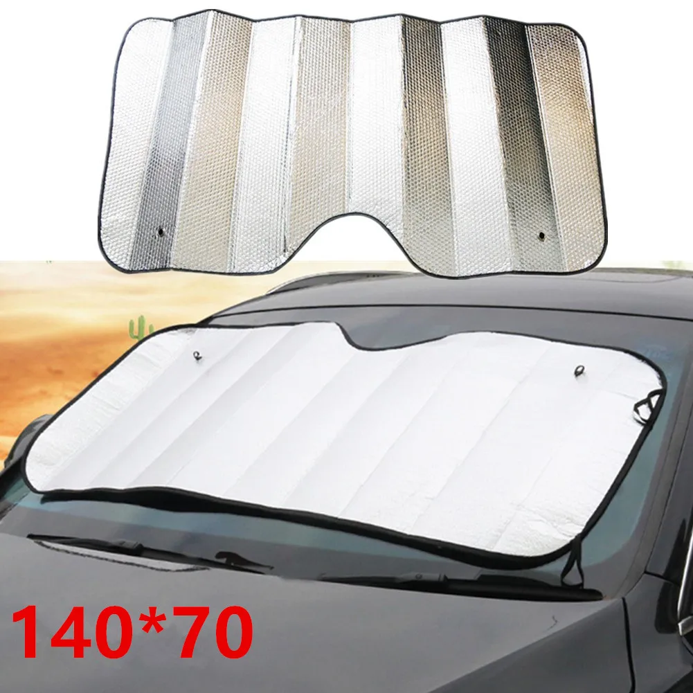 Auto Car Front Rear Windscreen Foldable Reflective Sunshade 70cm*140cm Aluminum Foil Windshield Sunshades
Auto Car Front Rear Windscreen Foldable Reflective Sunshade 70cm*140cm Aluminum Foil Windshield Sunshades