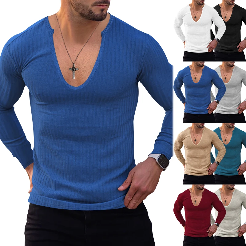 Europe And The United States Men's New Long Sleeve Shirt Spring And Autumn Fashion Knit Cardigan Slim Personality Men Explosive
Europe And The United States Men's New Long Sleeve Shirt Spring And Autumn Fashion Knit Cardigan Slim Personality Men Explosive