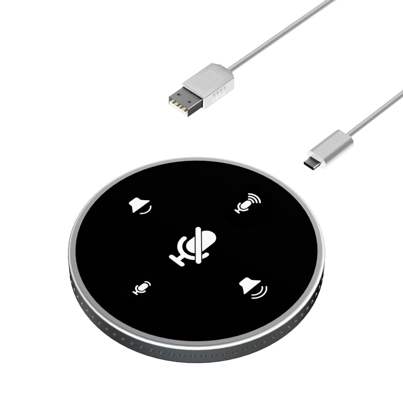 Desktop USB Conference Speakerphone Microphone Built-in Speaker 360 Omnidirectional PC Computer Condenser Mic for PC Laptop
Desktop USB Conference Speakerphone Microphone Built-in Speaker 360 Omnidirectional PC Computer Condenser Mic for PC Laptop