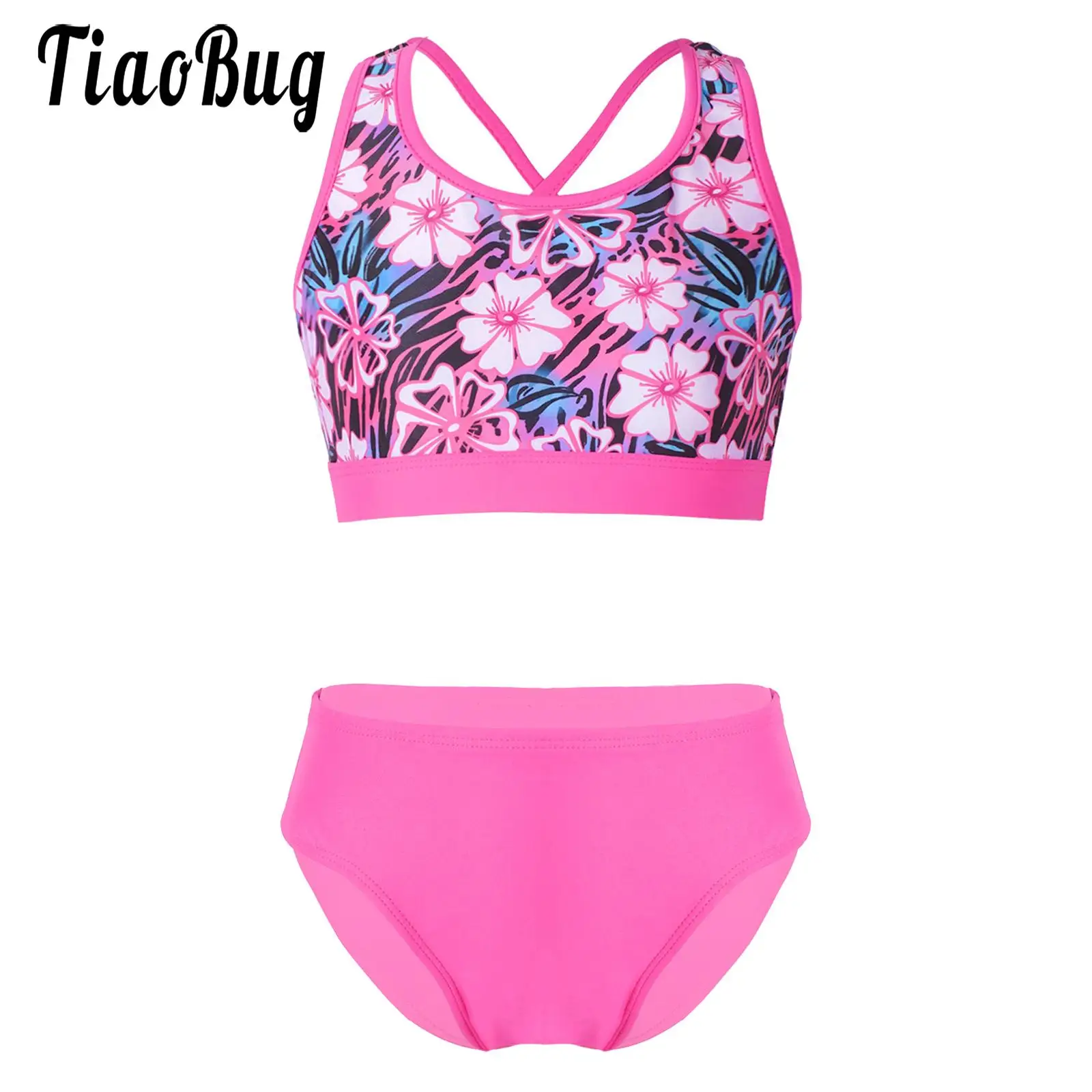Girls Swimsuit Two Piece Swimwear High Quality Crop Top with Swim Briefs Kids Bikini Set Biquini Bathing Suit Children Beachwear
Girls Swimsuit Two Piece Swimwear High Quality Crop Top with Swim Briefs Kids Bikini Set Biquini Bathing Suit Children Beachwear