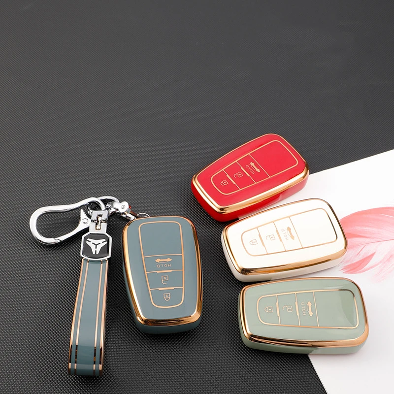 New TPU Car Key Case Cover for Toyota Yaris Cross Prius Aygo Hilux RAV4 Chr 2019 Corolla Camry Levin Crown Kluger Avalon Allion
New TPU Car Key Case Cover for Toyota Yaris Cross Prius Aygo Hilux RAV4 Chr 2019 Corolla Camry Levin Crown Kluger Avalon Allion