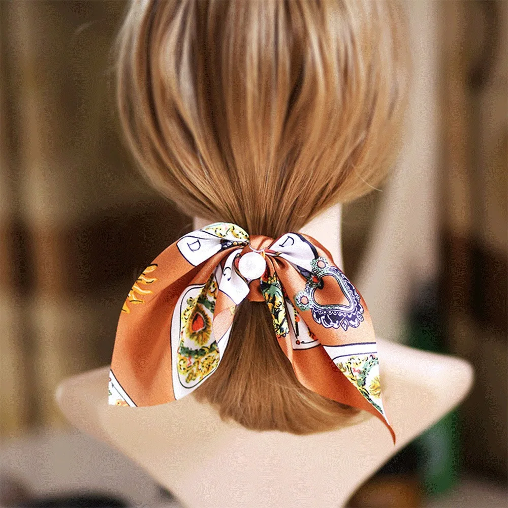 New Chiffon Bowknot Silk Hair Scrunchies Women Pearl Ponytail Holder Hair Ties Hair Rope Rubber Bands Headwear Hair Accessories
New Chiffon Bowknot Silk Hair Scrunchies Women Pearl Ponytail Holder Hair Ties Hair Rope Rubber Bands Headwear Hair Accessories