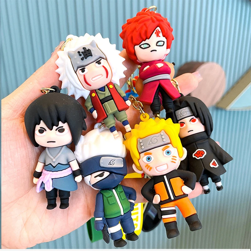Cartoon Anime NARUTO Uzumaki Naruto Action Figures Keychains Key Chain Key Ring Kawaii Silicone Handbag Car Pendants Toys Gifts
Cartoon Anime NARUTO Uzumaki Naruto Action Figures Keychains Key Chain Key Ring Kawaii Silicone Handbag Car Pendants Toys Gifts