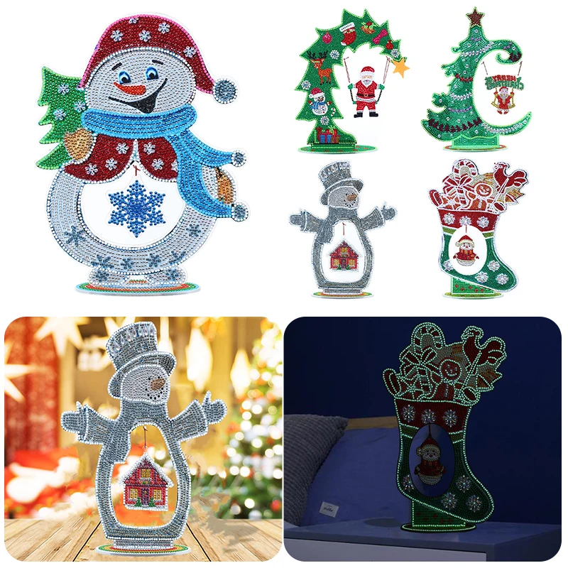 Светящаяся Хрустальная Рождественская картина «сделай сам», настольные украшения, Набор для творчества, мозаика, вышивка, рукоделие, Декор для дома, комнаты, подарки
Светящаяся Хрустальная Рождественская картина «сделай сам», настольные украшения, Набор для творчества, мозаика, вышивка, рукоделие, Декор для дома, комнаты, подарки