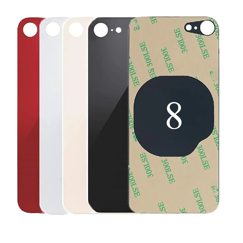 Big Hole Back Glass Replacement for iPhone 8 Back Cover Glass with 3M Doule side adhesive Tape for Model A1863, A1905, A1906
Big Hole Back Glass Replacement for iPhone 8 Back Cover Glass with 3M Doule side adhesive Tape for Model A1863, A1905, A1906