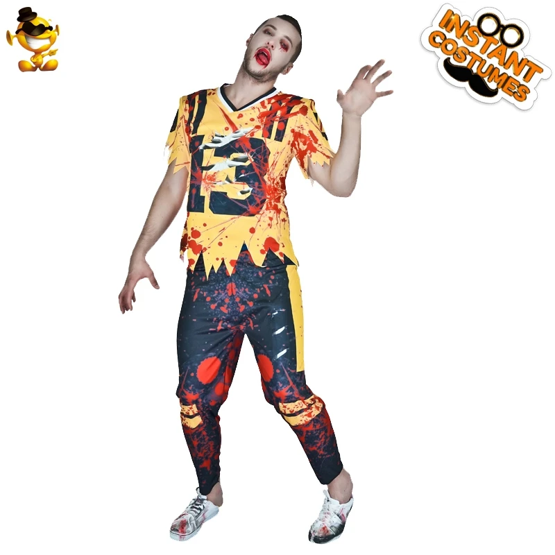 

Страшный кровавый костюм чирлидинга зомби, одежда для вечевечерние НКИ на Хэллоуин, Пурим, праздничная одежда