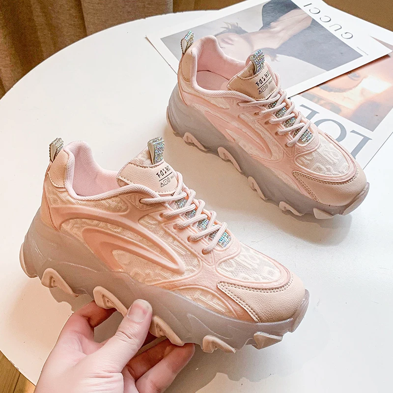 Women Sneakers Casual Shoes Comfortable Mesh Sport Shoe for Summer Women's Platform Sneakers zapatos planos Vulcanized Shoes
Women Sneakers Casual Shoes Comfortable Mesh Sport Shoe for Summer Women's Platform Sneakers zapatos planos Vulcanized Shoes