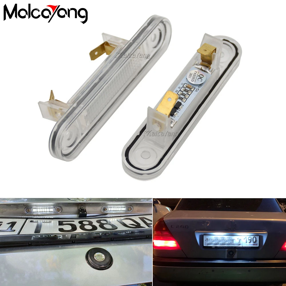 2 шт. для Benz E-Class W124 190 W201 C-Class W202 Canbus Белый без ошибок, задний фонарь для номерного знака автомобиля, лампа для номерного знака
2 шт. для Benz E-Class W124 190 W201 C-Class W202 Canbus Белый без ошибок, задний фонарь для номерного знака автомобиля, лампа для номерного знака