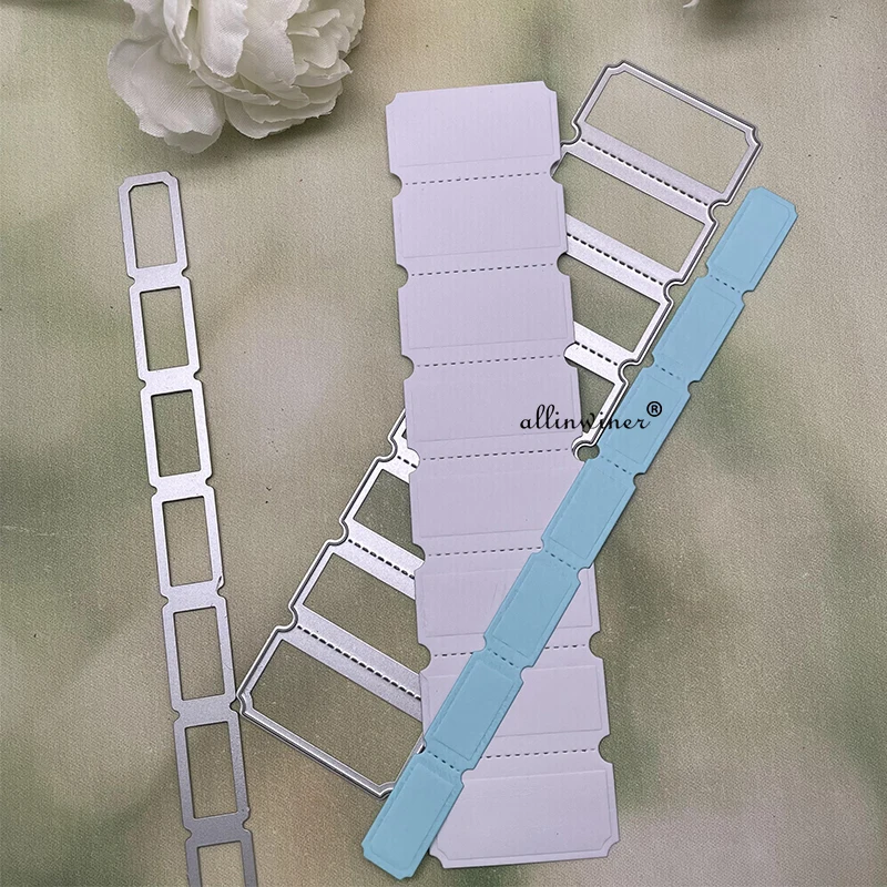 New Ticket card decoration DIY Craft Metal Cutting Die Scrapbook Embossed Paper Card Album Craft Template Stencil Dies
New Ticket card decoration DIY Craft Metal Cutting Die Scrapbook Embossed Paper Card Album Craft Template Stencil Dies