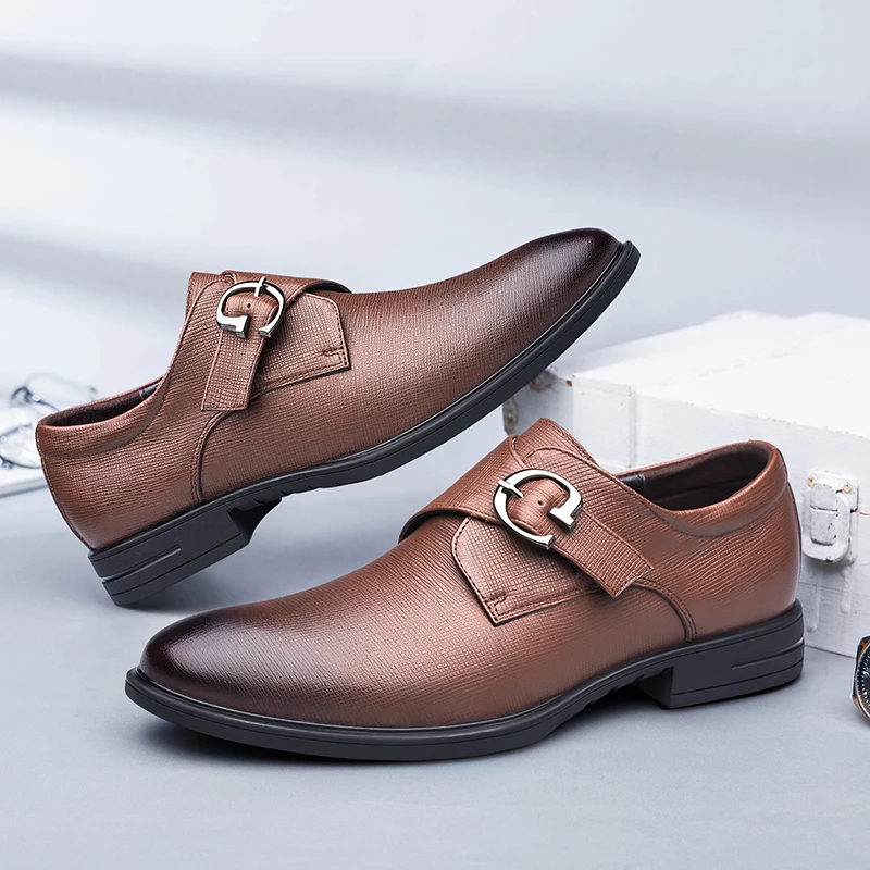 Luxury Genuine Leather Mens shoes High Quality Handmade Oxford Dress Shoes Fashion buckle Business Shoes Suit Shoes Wedding shoe
Luxury Genuine Leather Mens shoes High Quality Handmade Oxford Dress Shoes Fashion buckle Business Shoes Suit Shoes Wedding shoe
