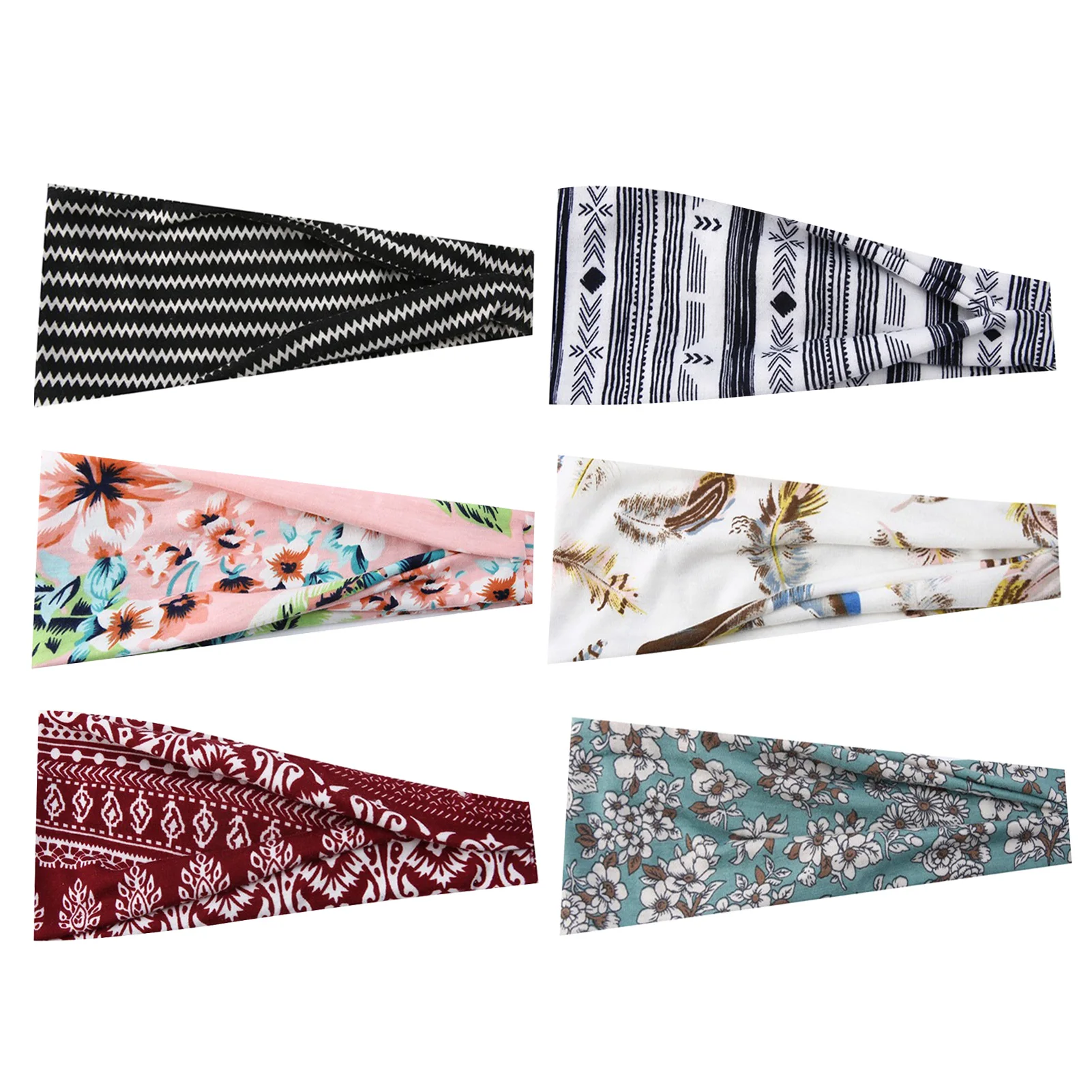 6pcs Women Sweat Absorbing Wide Hair Band Face Washing Sweatband Running Fashion Floral Sports Fitness Yoga Headband Workout
6pcs Women Sweat Absorbing Wide Hair Band Face Washing Sweatband Running Fashion Floral Sports Fitness Yoga Headband Workout