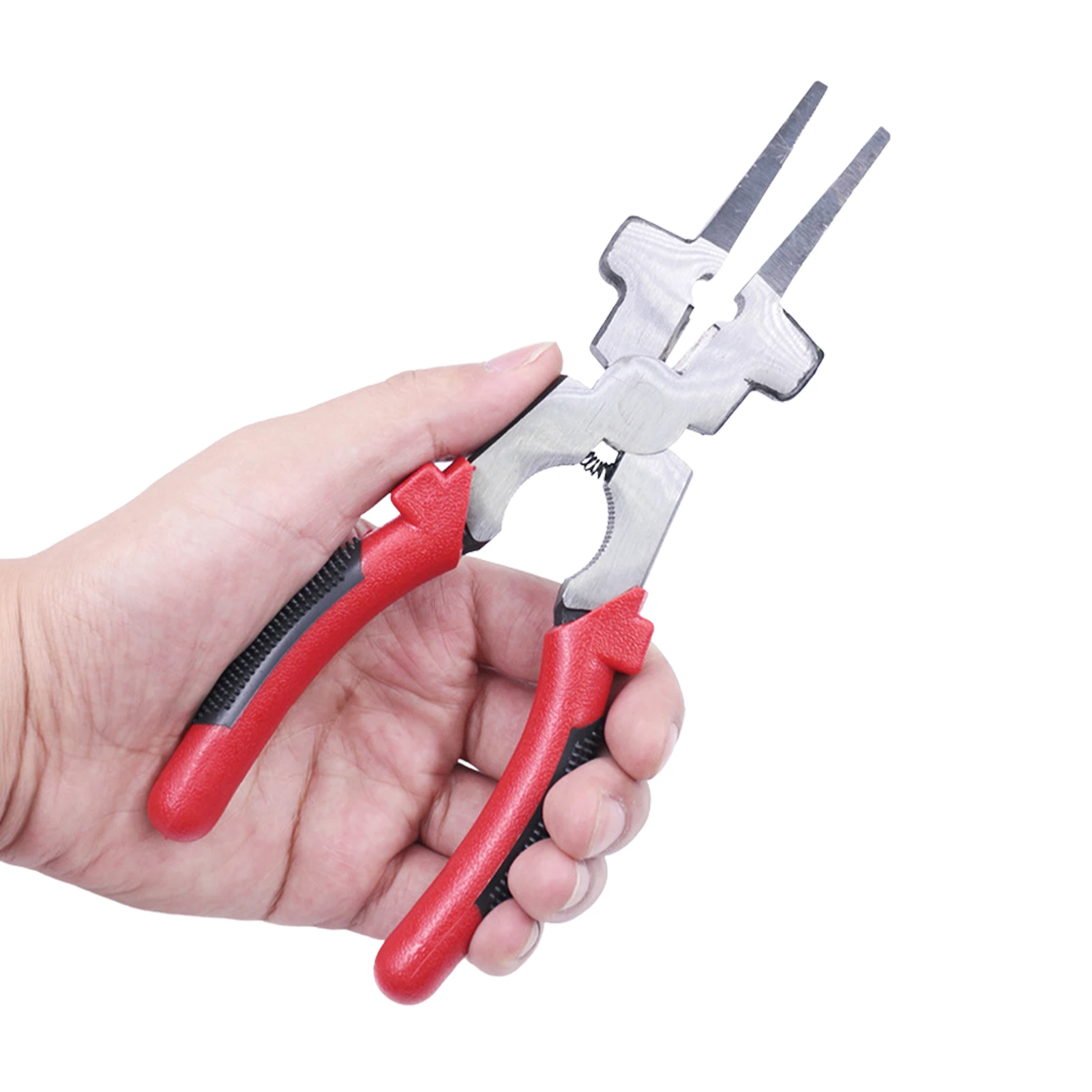 Multi-functional Wire Pliers Long Reach Auxiliary Pliers For Knocking And Cutting Auxiliary Welder Tool With Comfort Handles
Multi-functional Wire Pliers Long Reach Auxiliary Pliers For Knocking And Cutting Auxiliary Welder Tool With Comfort Handles